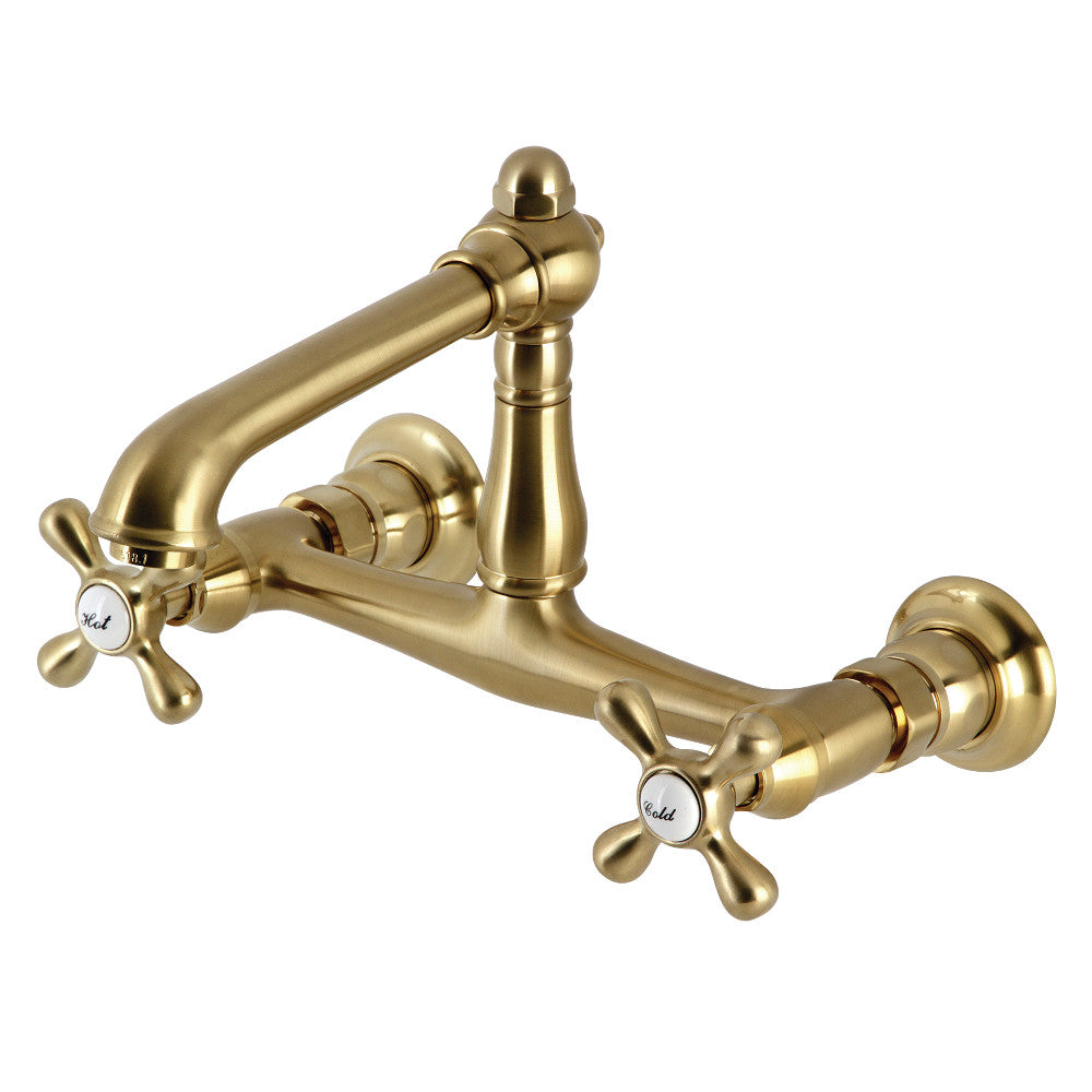 Kingston Brass KS7247AX 8-Inch Center Wall Mount Bathroom Faucet