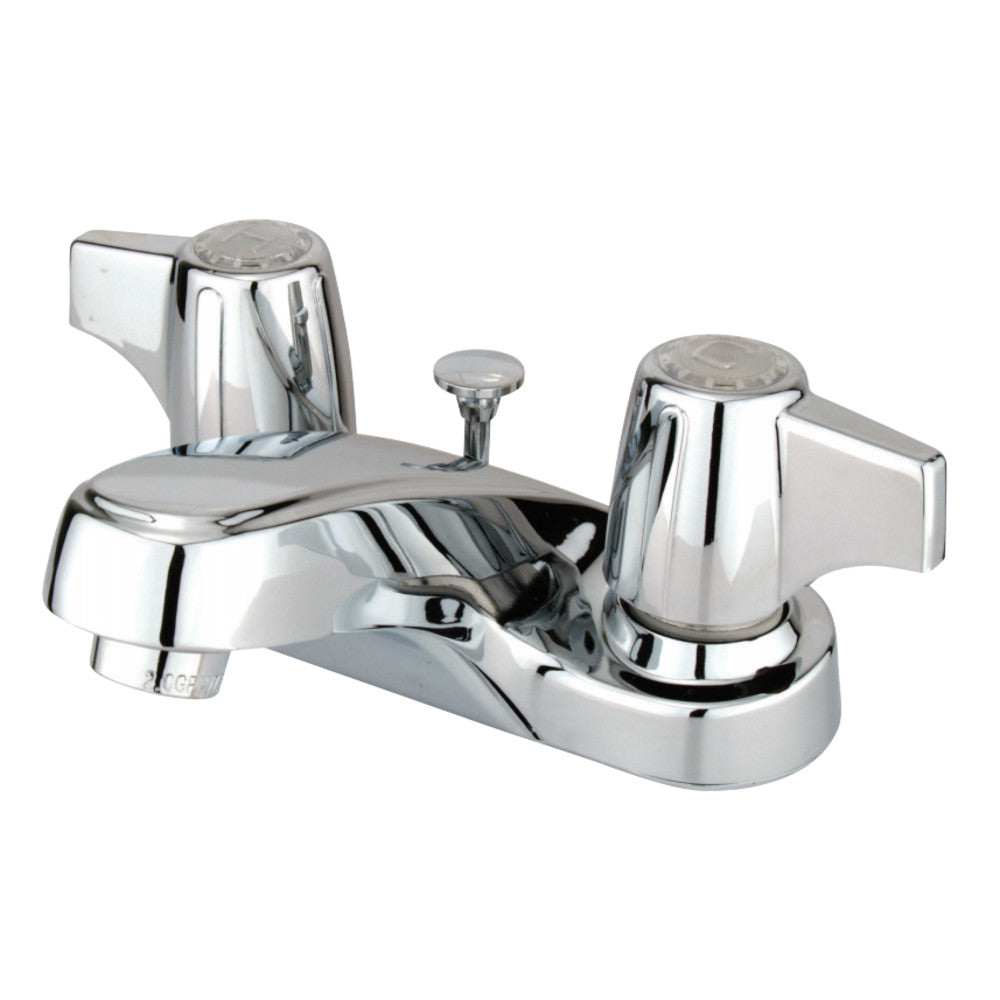 Kingston Brass KS1601PX Two Handle in. Centerset Lavatory Faucet with  Brass Pop-up 浴室、浴槽、洗面所