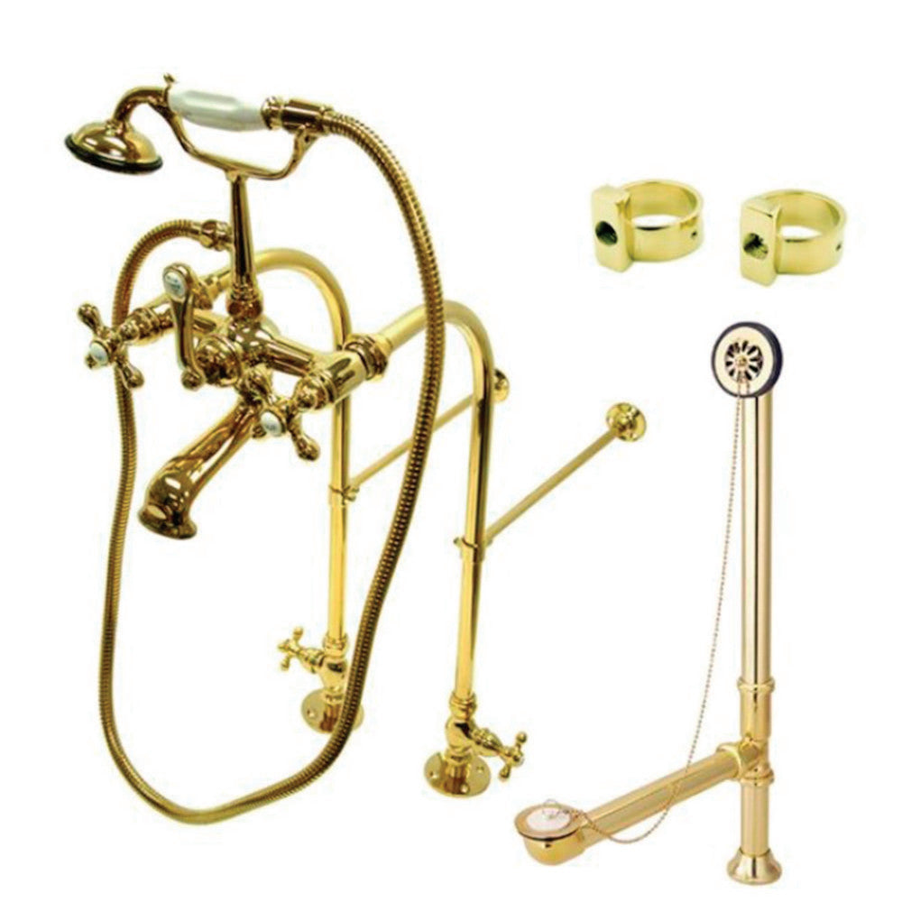 Vintage Freestanding Clawfoot Tub Faucet Combo