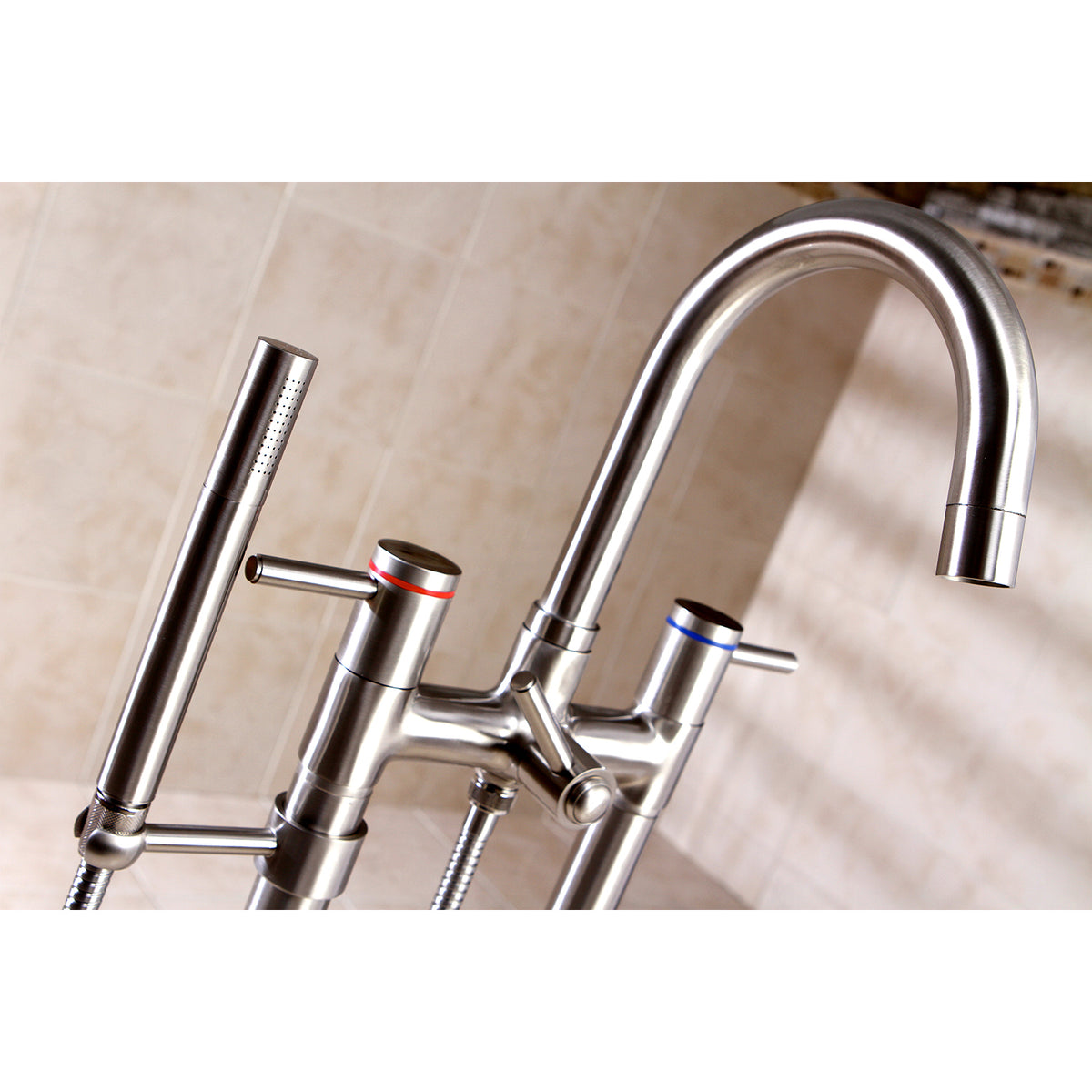 Concord Freestanding Tub Faucet with Hand Shower