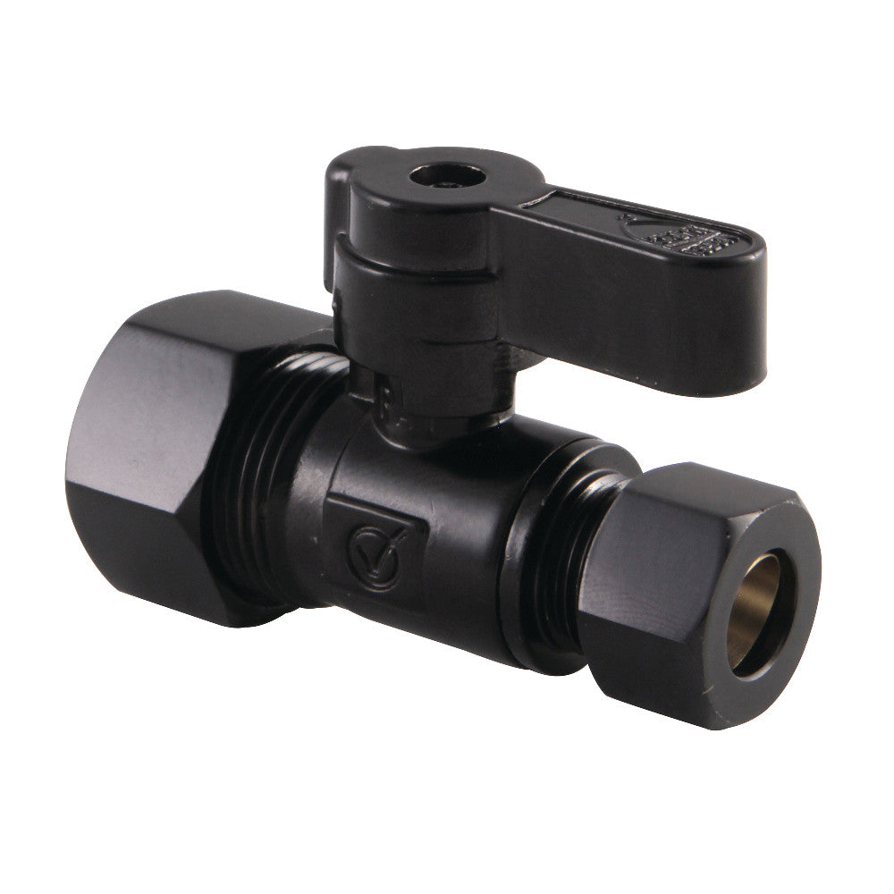 Kingston Brass 5/8" OD x 3/8" OD Comp Straight Stop Valve