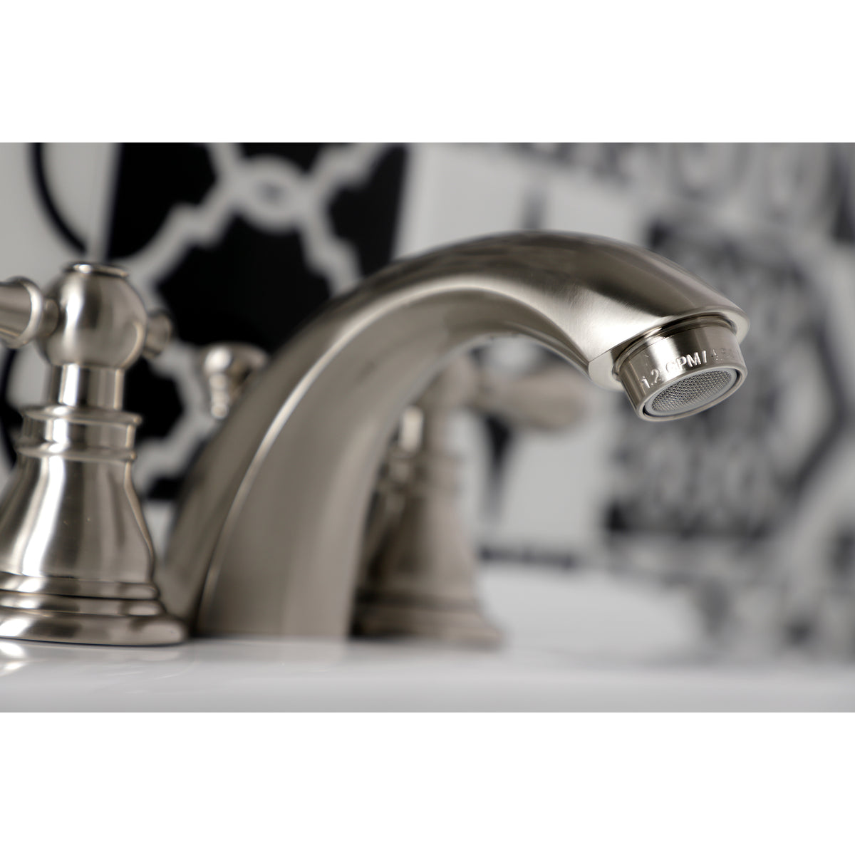 Kingston Brass KB958ACL American Classic Mini-Widespread Bathroom Faucet with Plastic Pop-Up