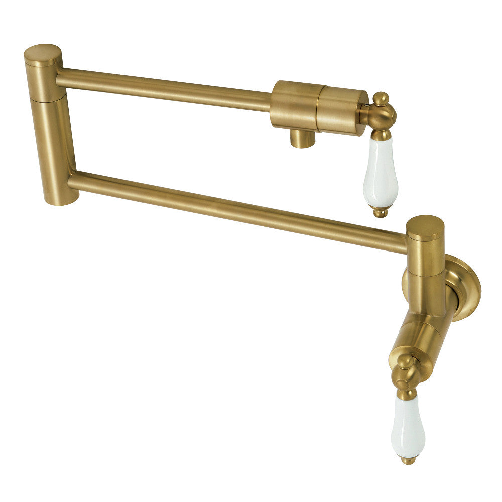 Kingston Brass KS4106PL Metropolitan Wall Mount Pot Filler