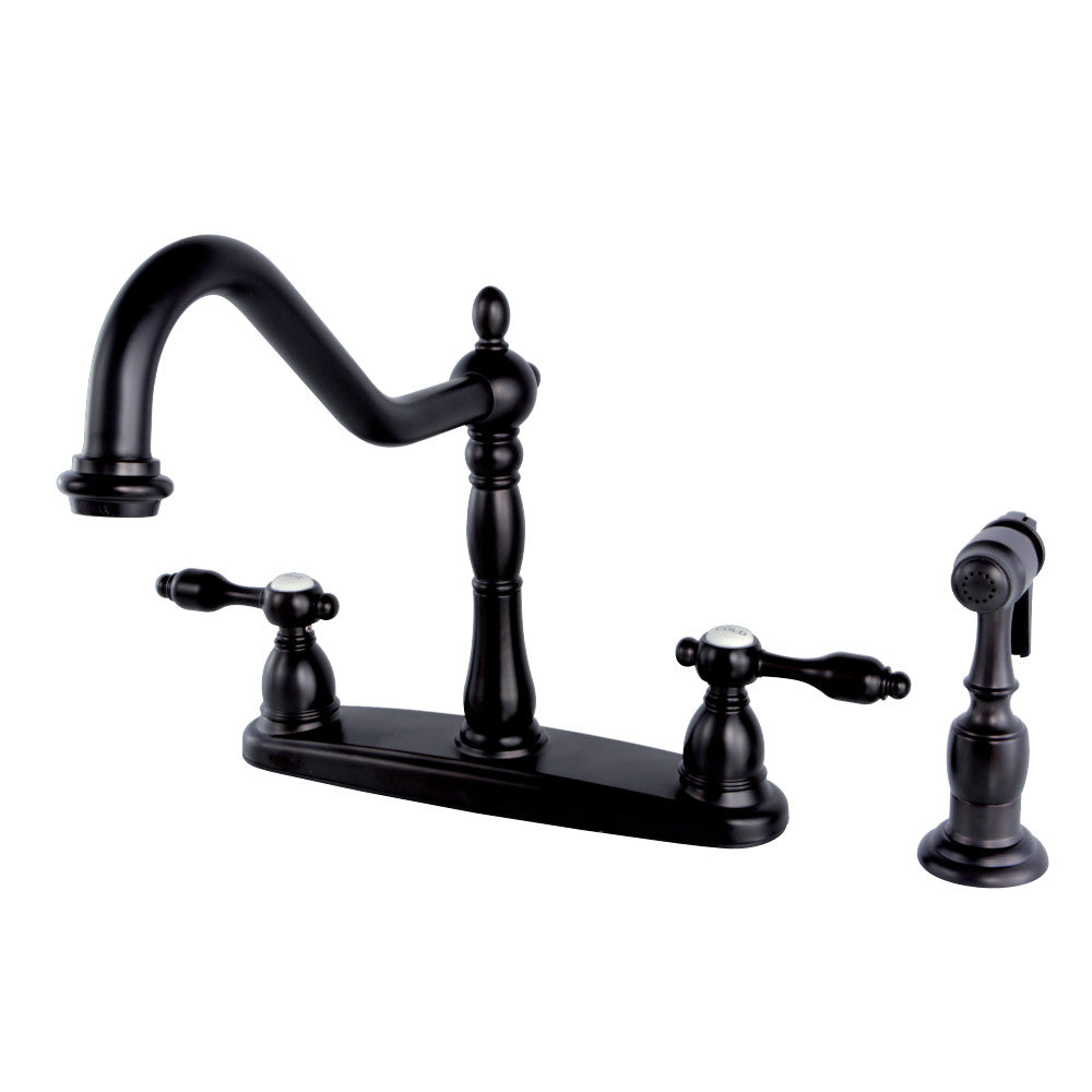 Kingston Brass KB1751TALBS Tudor Centerset Kitchen Faucet