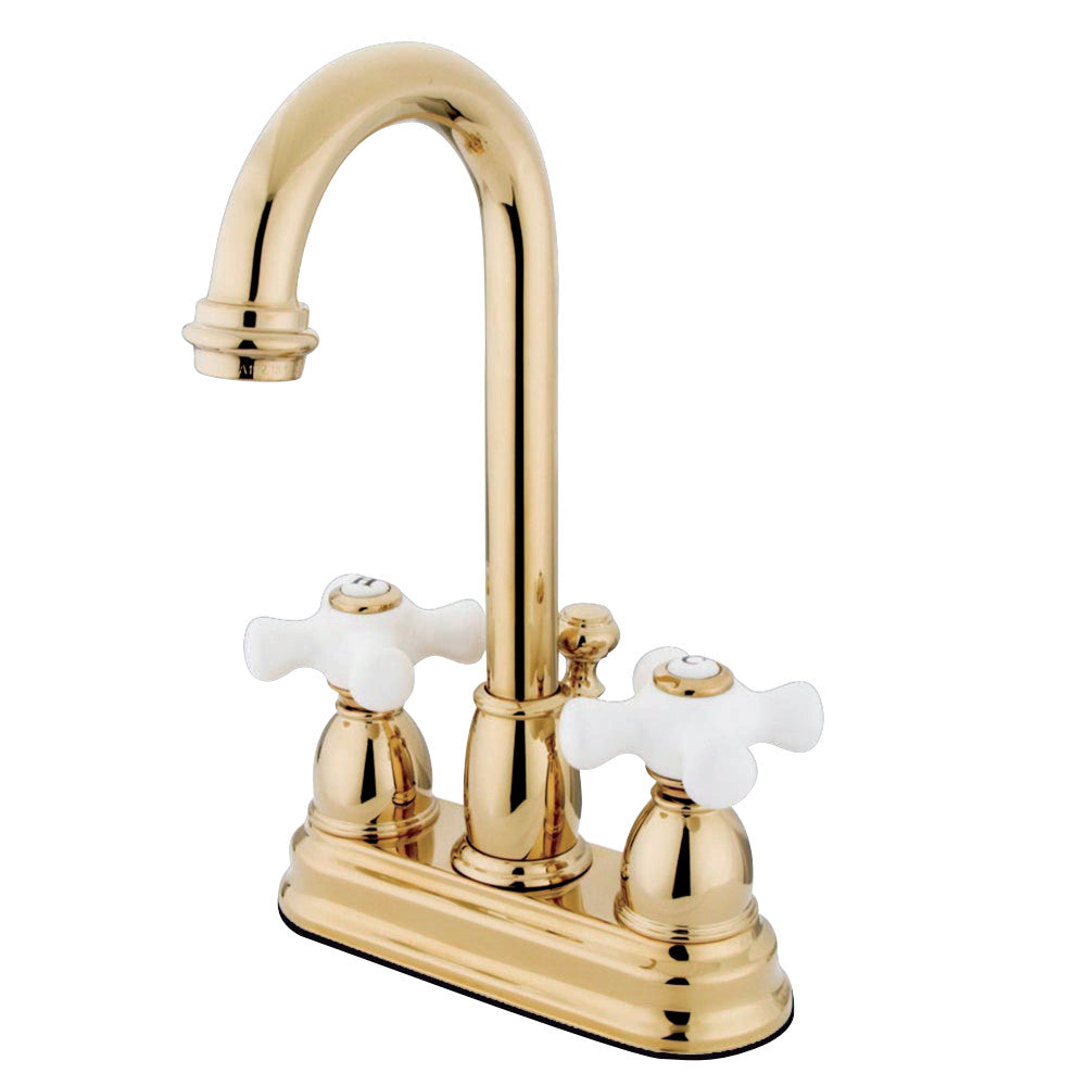 Kingston Brass KB3618PX 4 in. Centerset Bathroom Faucet