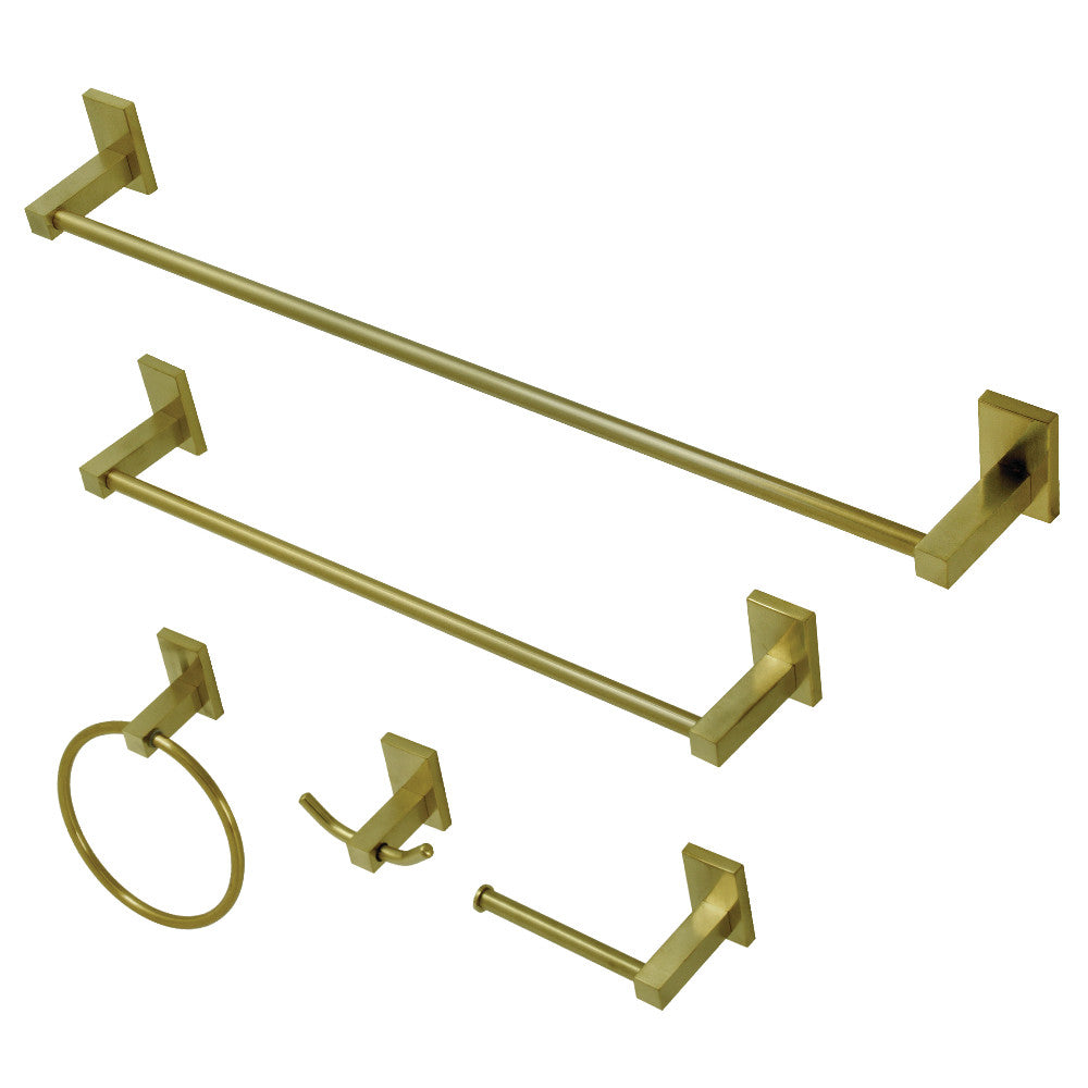Kingston Brass Continental 5-Piece Bathroom Accessory Set