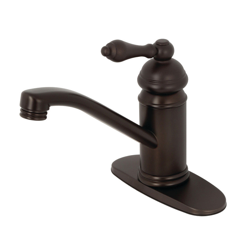 Kingston Brass KS3408AL Vintage Single-Handle Bathroom Faucet with Push Pop-Up