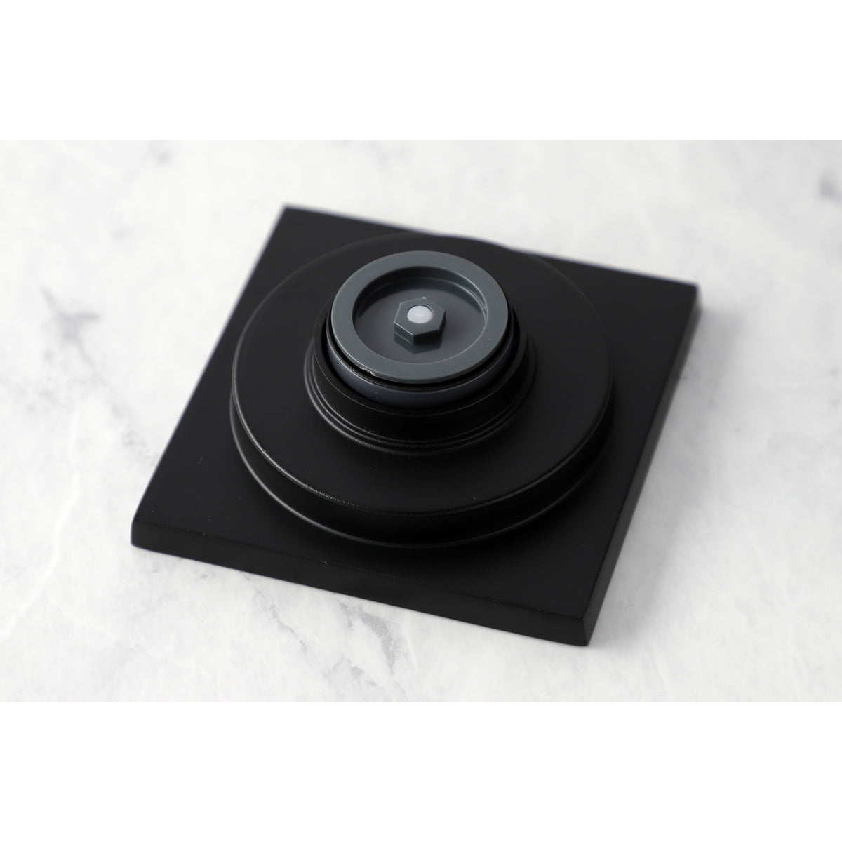 Kingston Brass Watercourse Transit 4" Square Grid Shower Drain