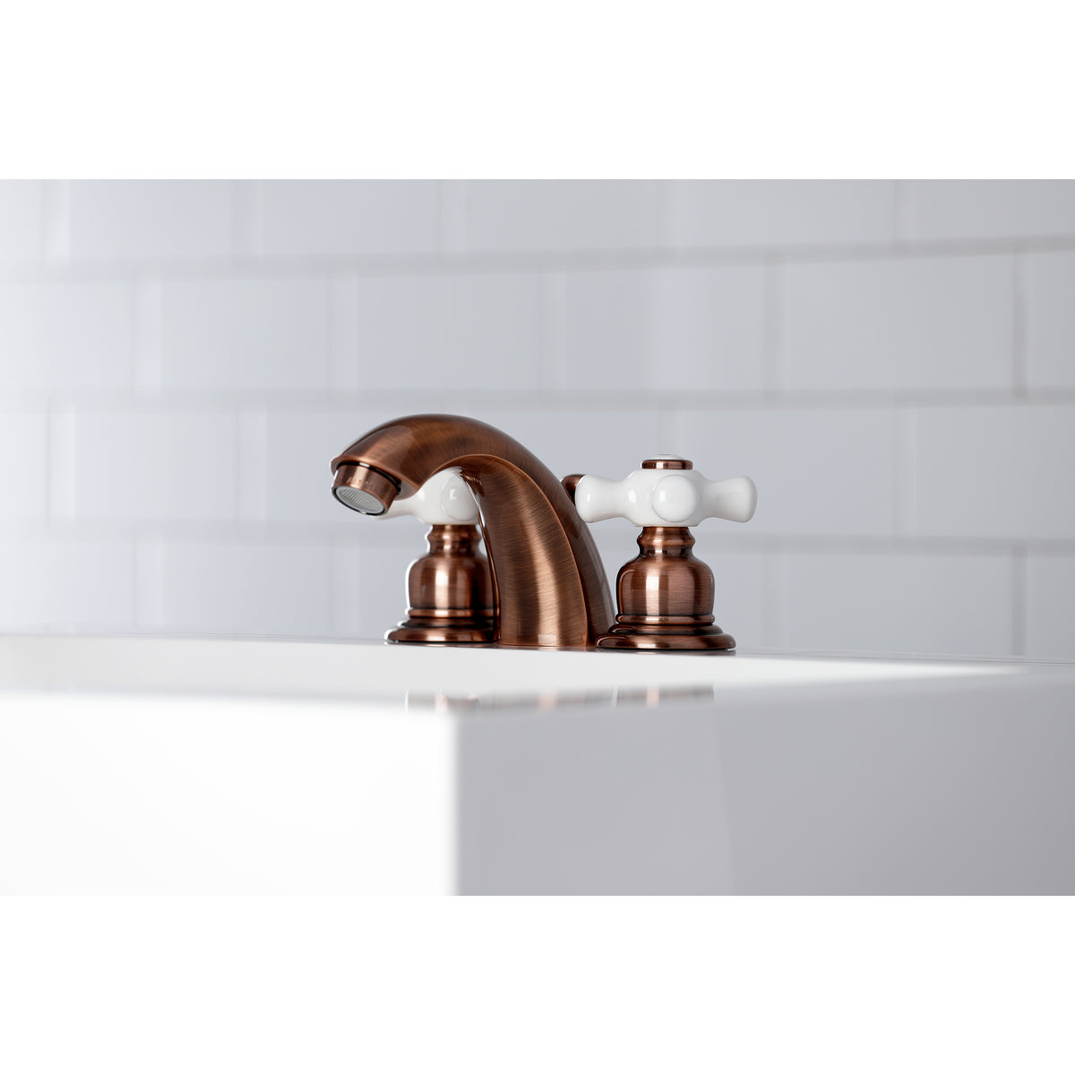 Kingston Brass KB955PX Victorian Mini-Widespread Bathroom Faucet