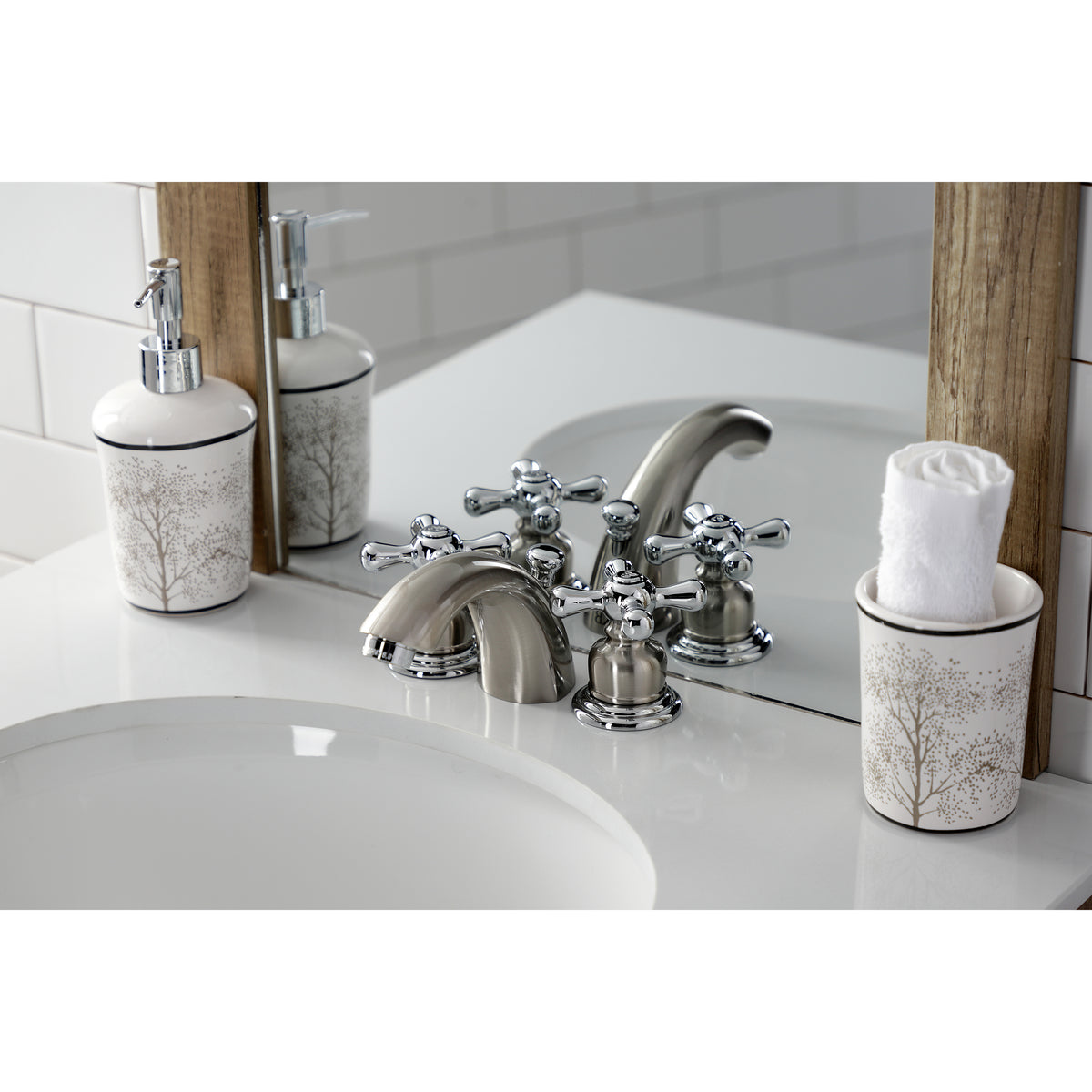 Kingston Brass KB946AX Victorian Mini-Widespread Bathroom Faucet