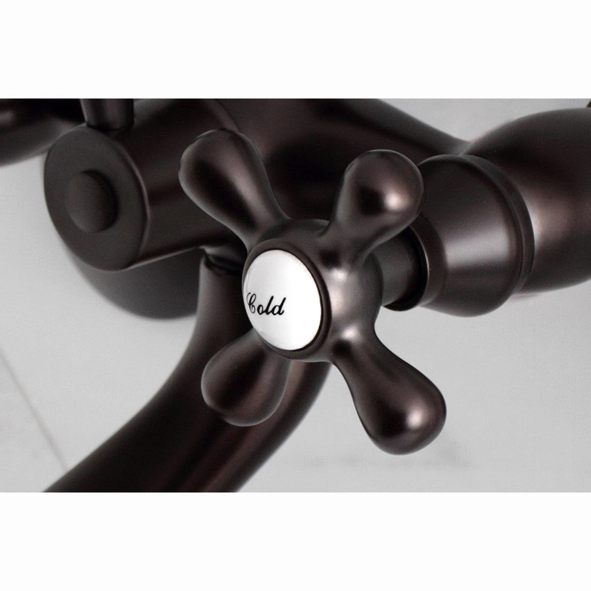 Kingston Tub Wall Mount Clawfoot Tub Faucet with Hand Shower