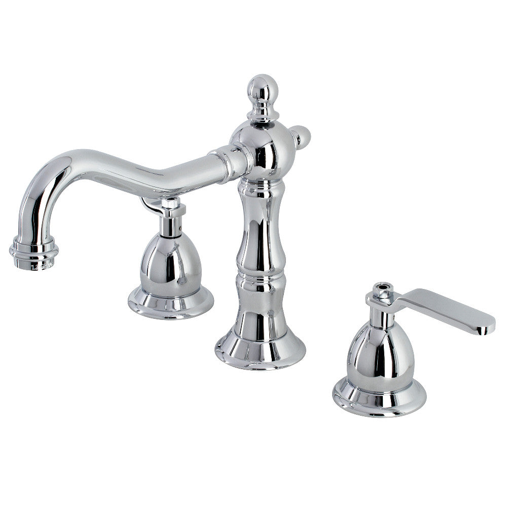 Kingston Brass KS1970KL Whitaker Widespread Bathroom Faucet with Brass Pop-Up