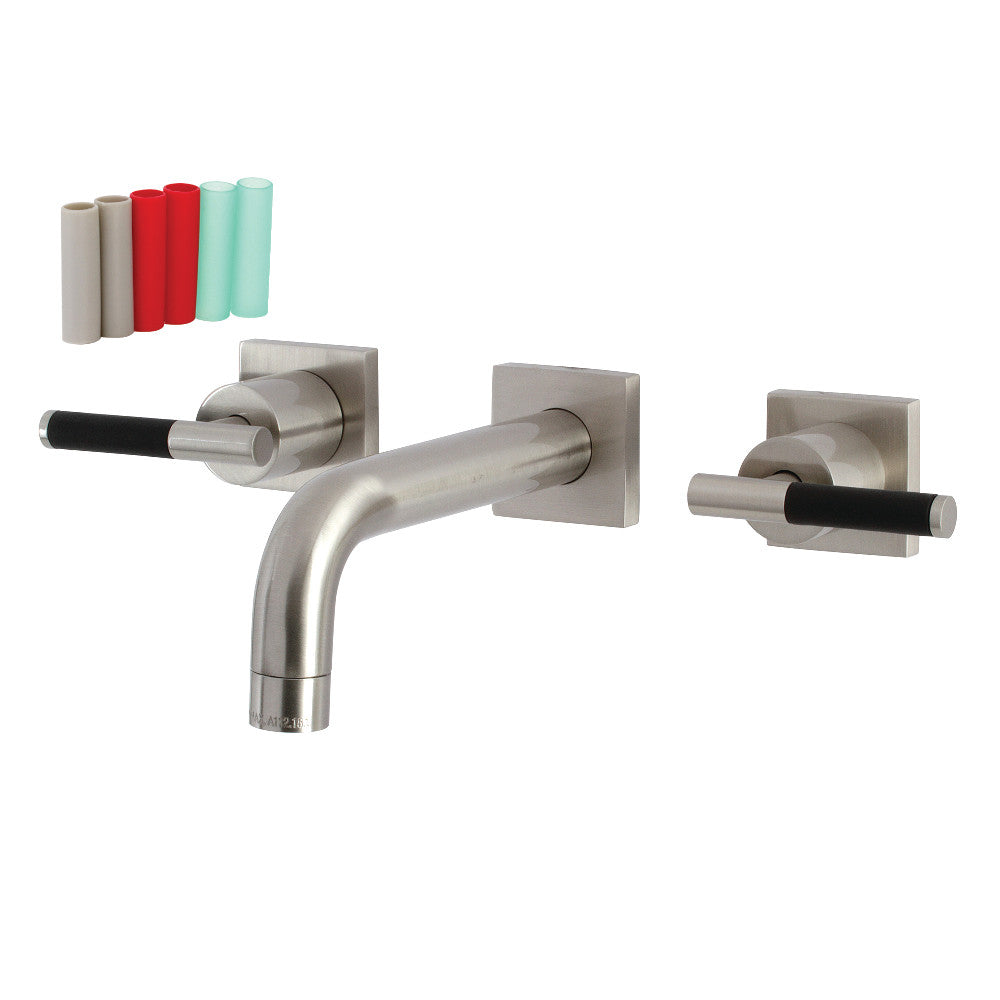 Kingston Brass KS6120CKL Kaiser Two-Handle Wall Mount Bathroom Faucet