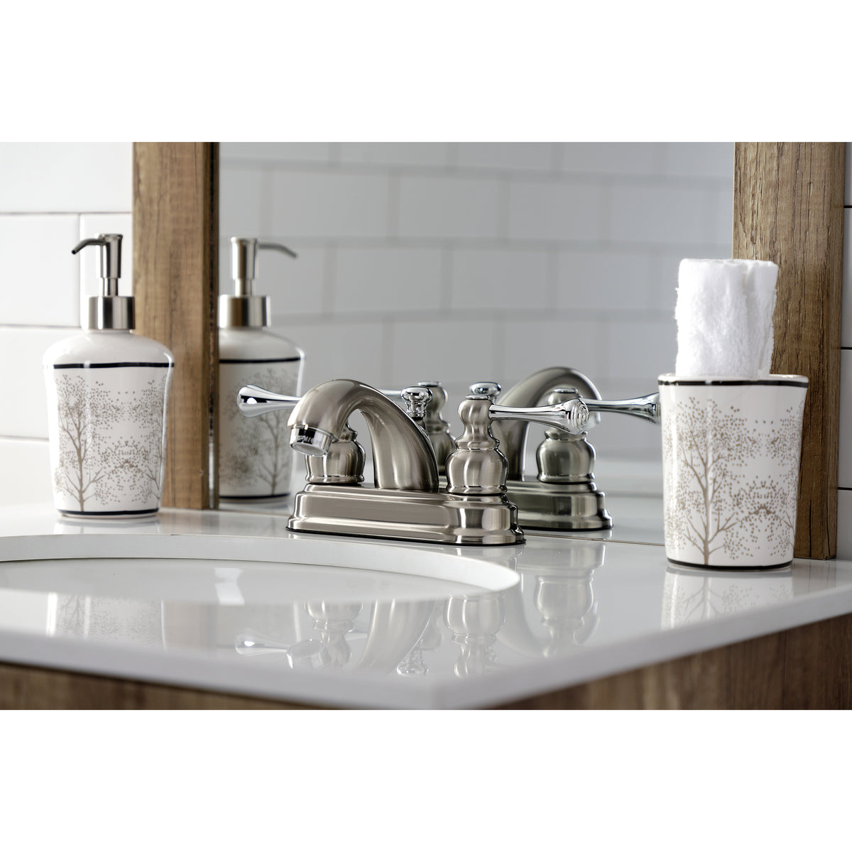 Kingston Brass KB3607BL 4 in. Centerset Bathroom Faucet