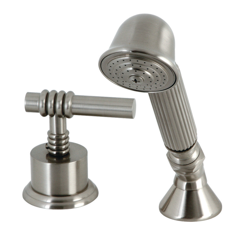 Kingston Brass Deck Mount Hand Shower with Diverter for Roman Tub Faucet
