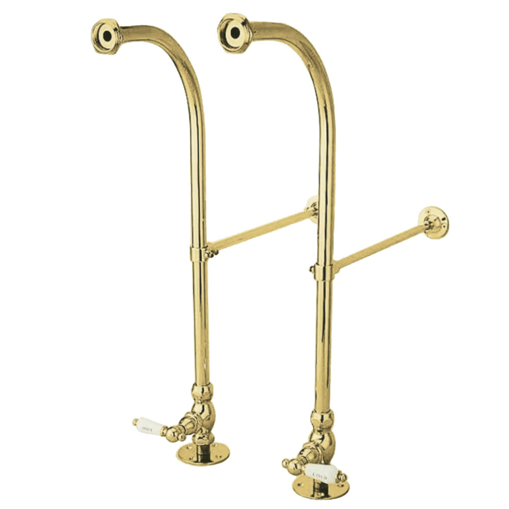 Kingston Brass Rigid Freestand Supplies with Stops
