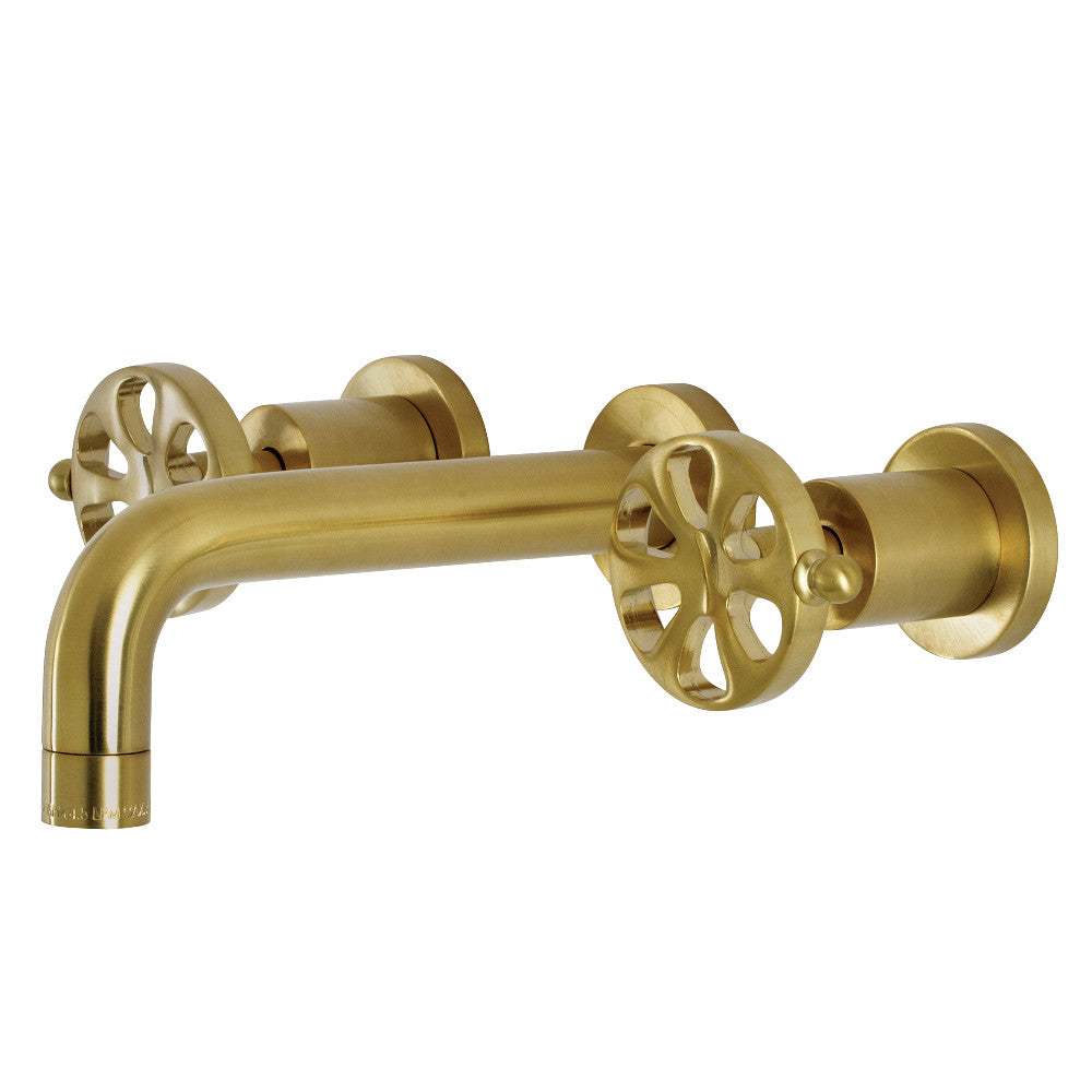 Kingston Brass KS8120RX Belknap Two-Handle Wall Mount Bathroom Faucet