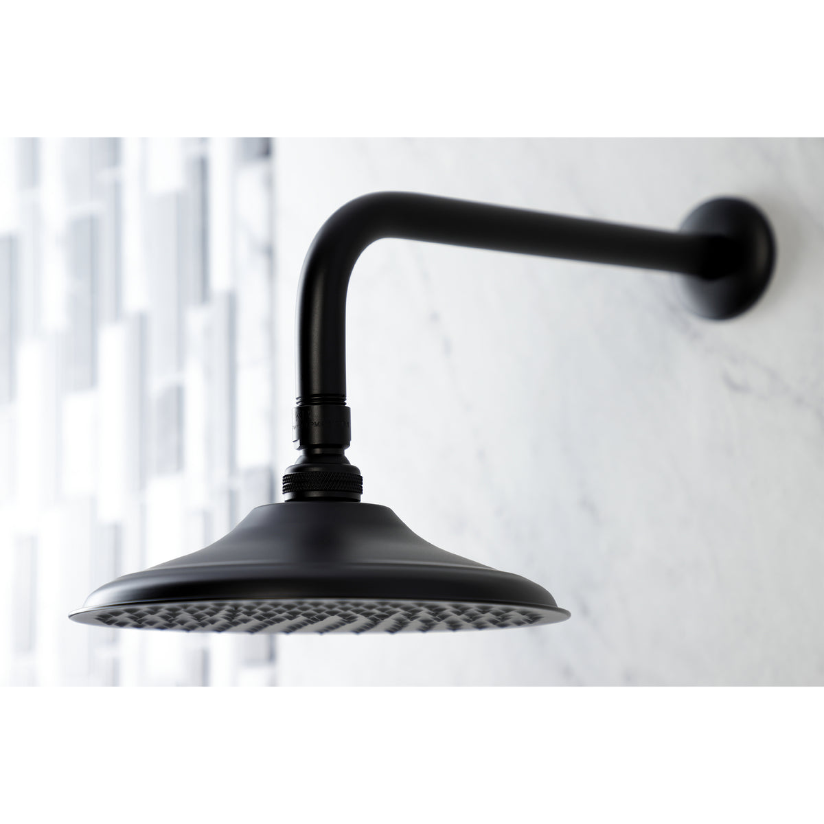 Victorian 8" Brass Shower Head with 12" Shower Arm