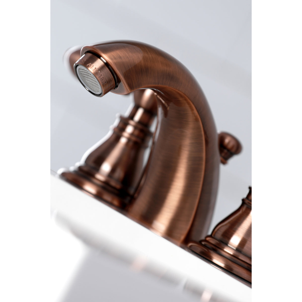 Kingston Brass KB958ACL American Classic Mini-Widespread Bathroom Faucet with Plastic Pop-Up
