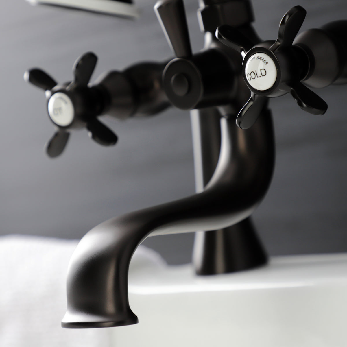 Essex Deck Mount Clawfoot Tub Faucet with Hand Shower