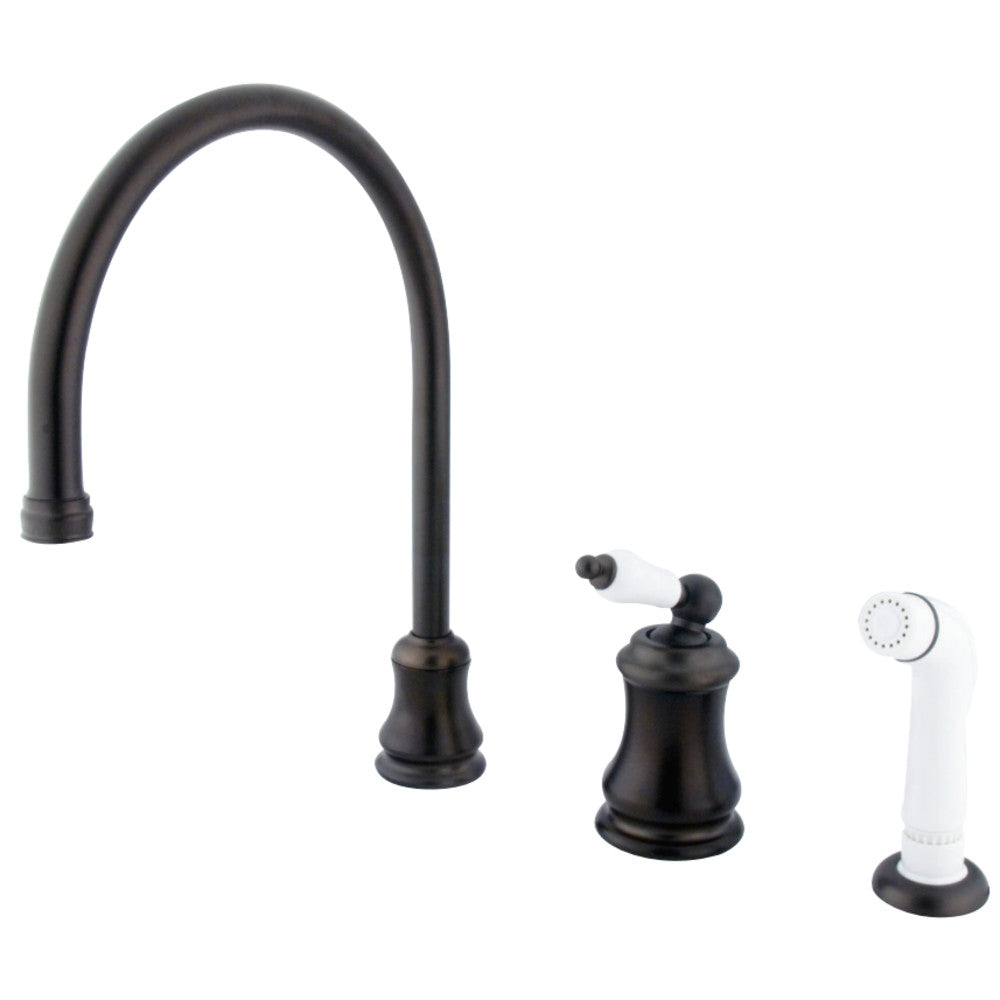Kingston Brass KS3818PL Widespread Kitchen Faucet