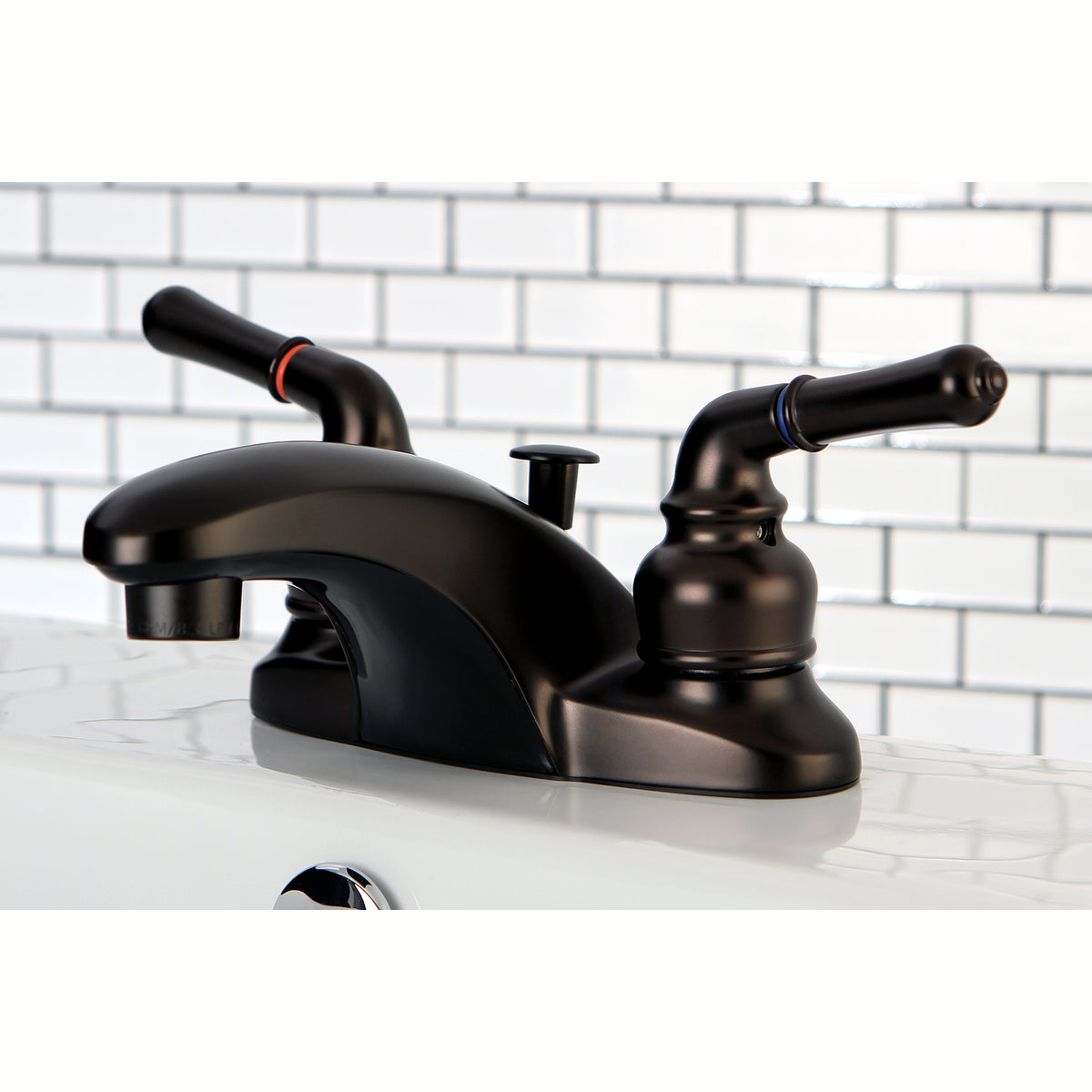 Kingston Brass KB622 4 in. Centerset Bathroom Faucet