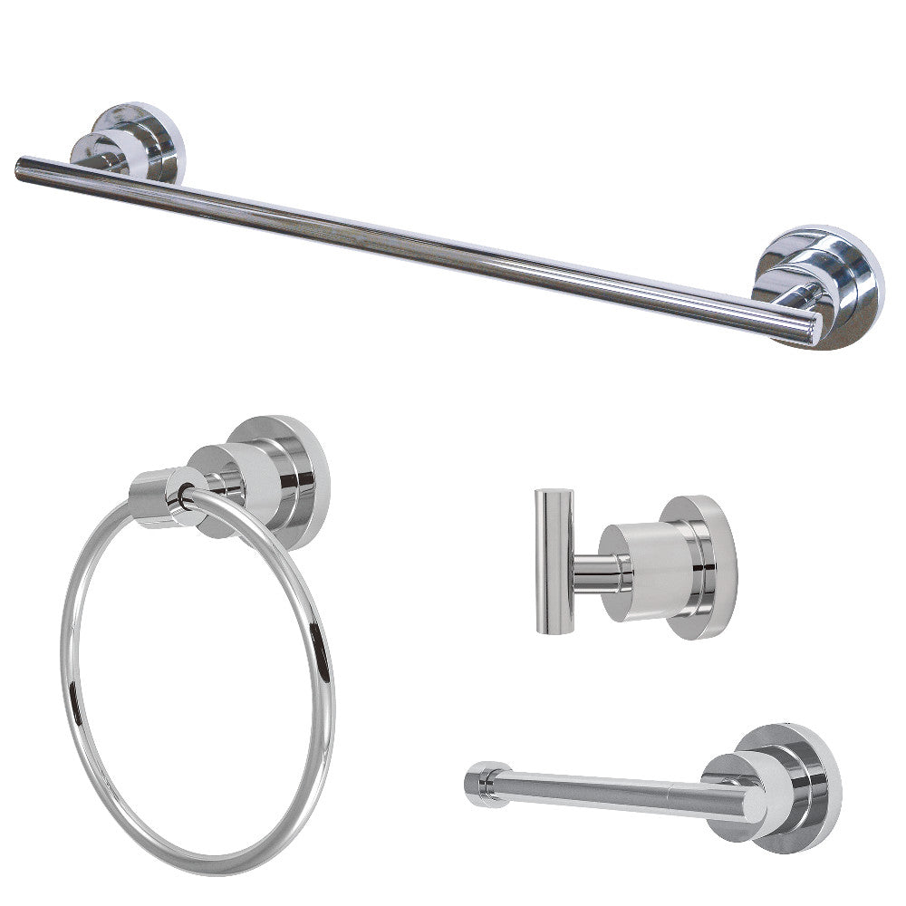 Kingston Brass Concord 4-Piece Bathroom Accessory Set