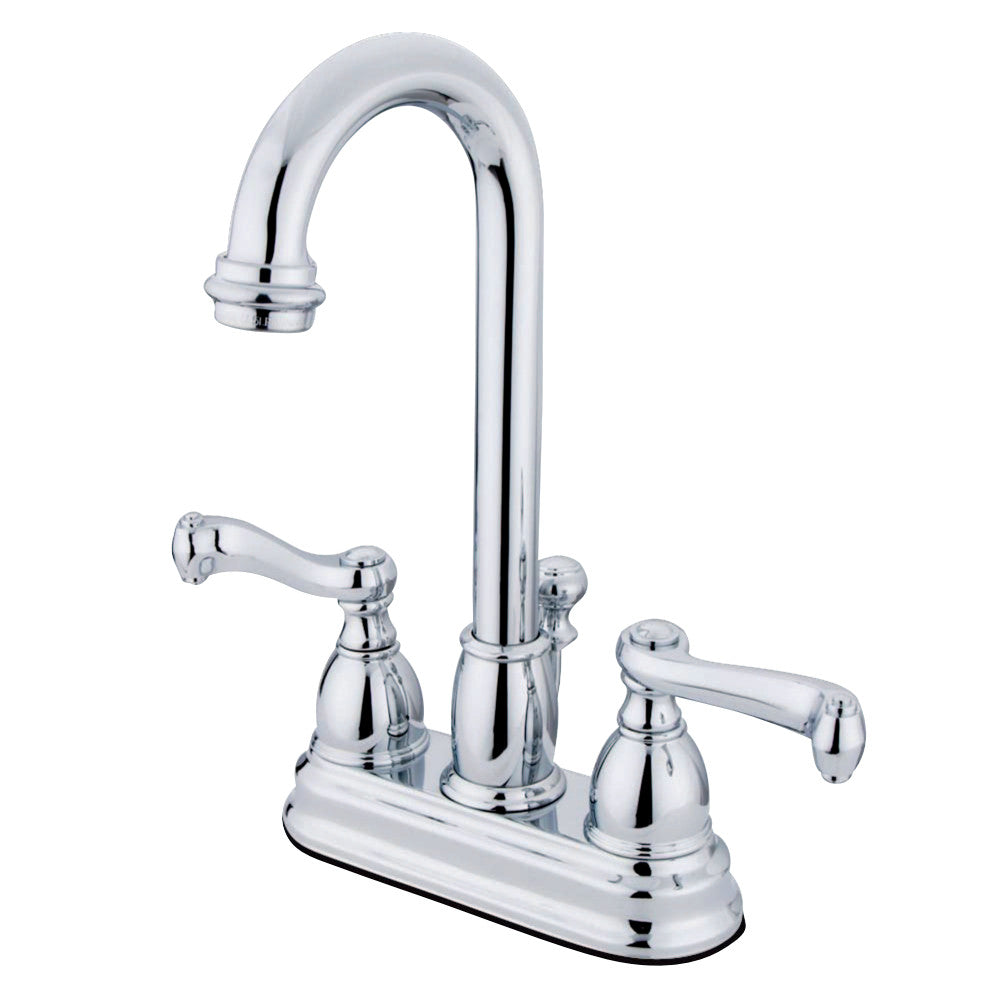 Kingston Brass KB3615FL 4 in. Centerset Bathroom Faucet