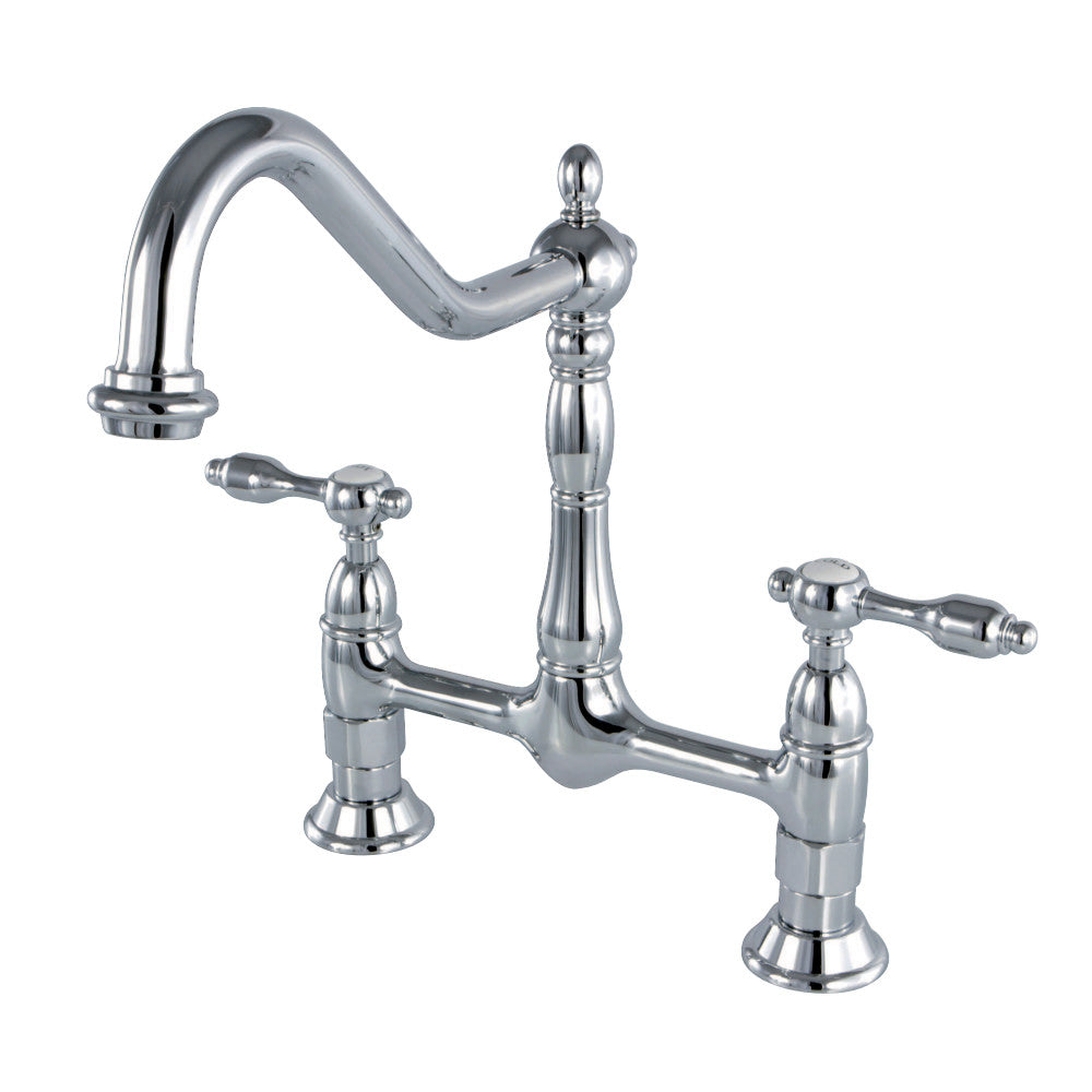 Kingston Brass KS1178TAL Tudor Bridge Kitchen Faucet