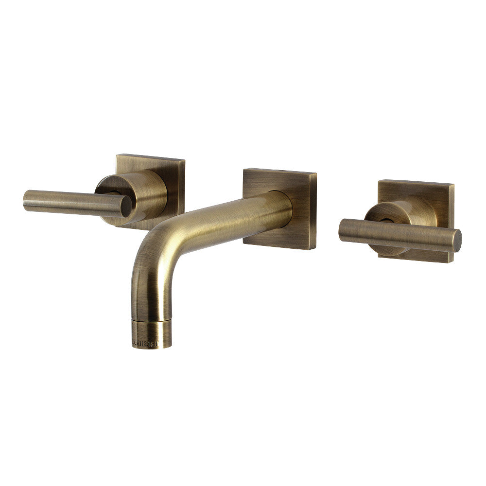 Kingston Brass KS6123CML Manhattan Two-Handle Wall Mount Bathroom Faucet