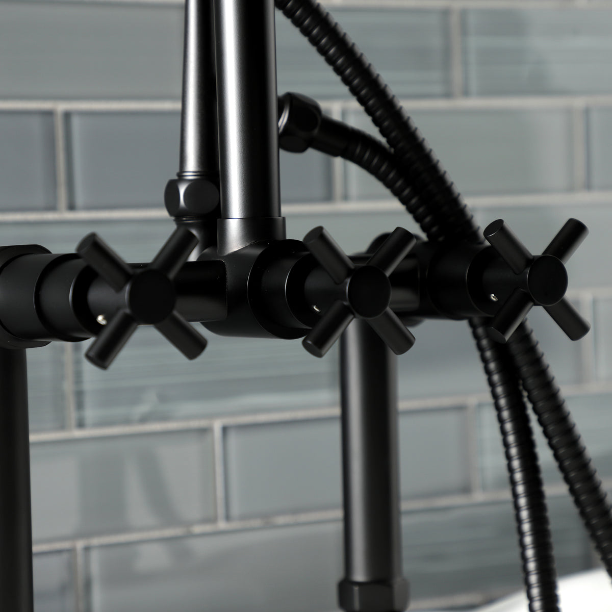 Aqua Vintage Concord Deck Mount Clawfoot Tub Faucet