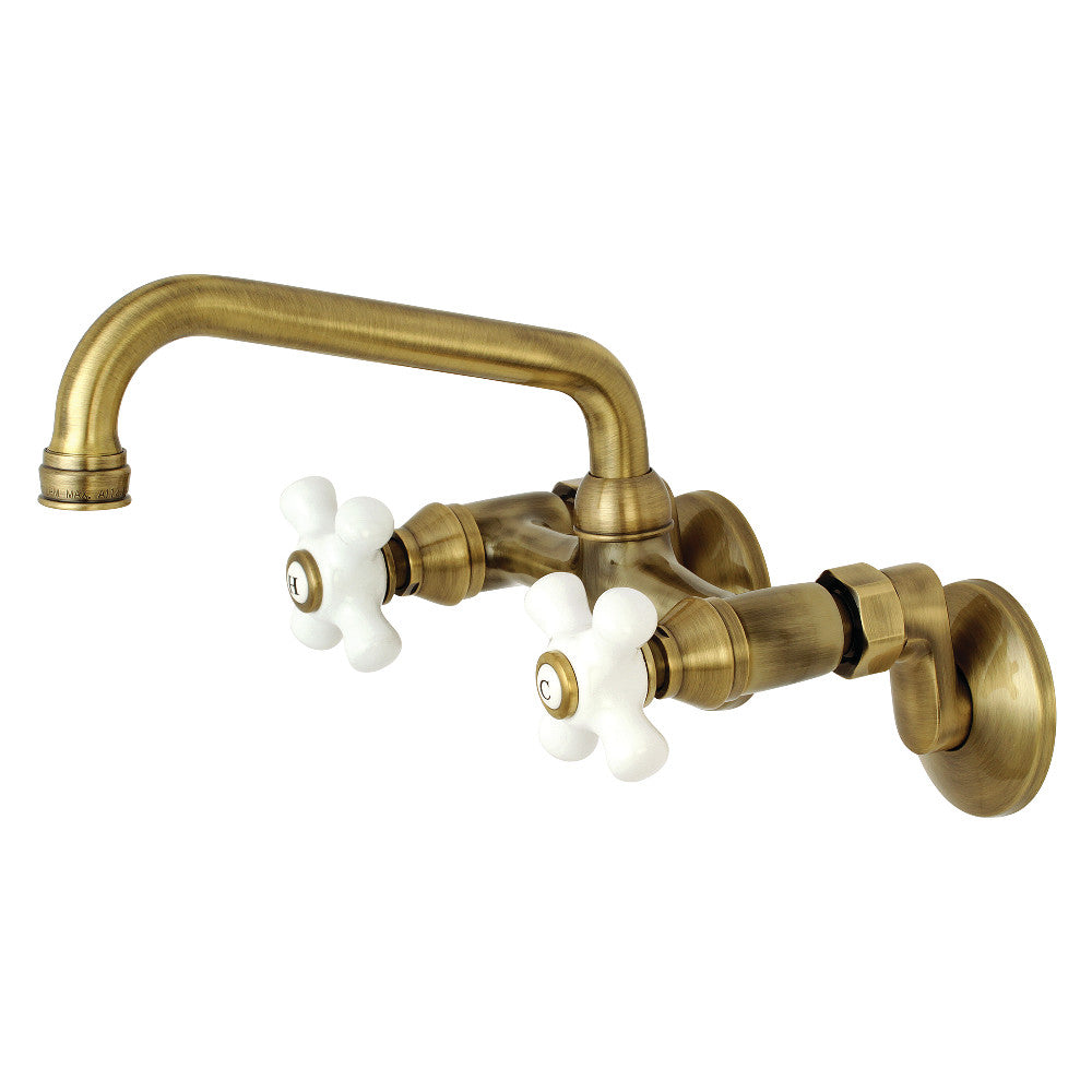 Kingston Brass KS613SB Kingston Two Handle Wall Mount Kitchen Faucet