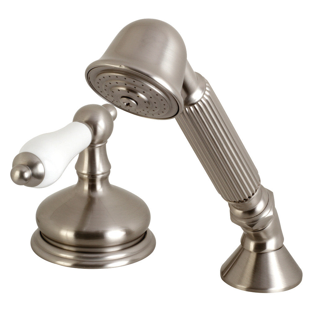 Kingston Brass Deck Mount Hand Shower with Diverter for Roman Tub Faucet