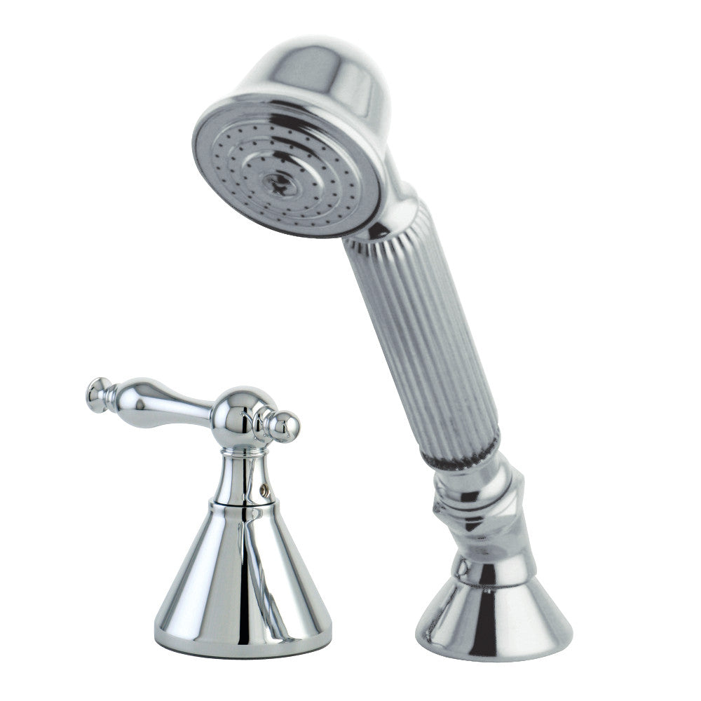 Kingston Brass Deck Mount Hand Shower with Diverter for Roman Tub Faucet