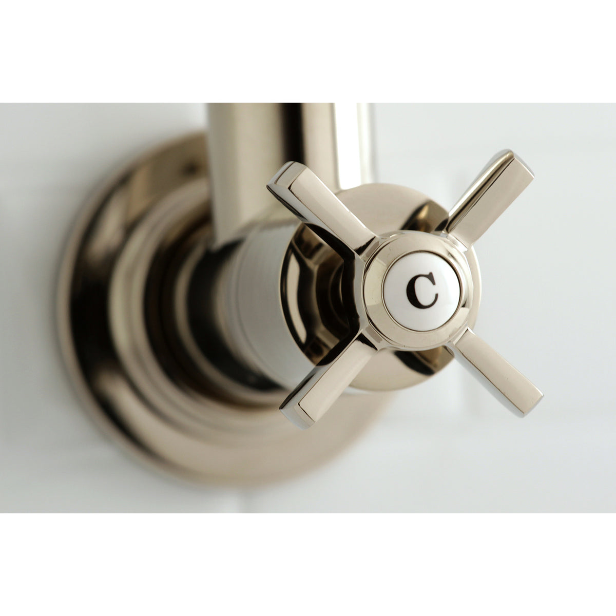 Kingston Brass KS8103ZX Millennium Wall Mount Pot Filler Kitchen Faucet