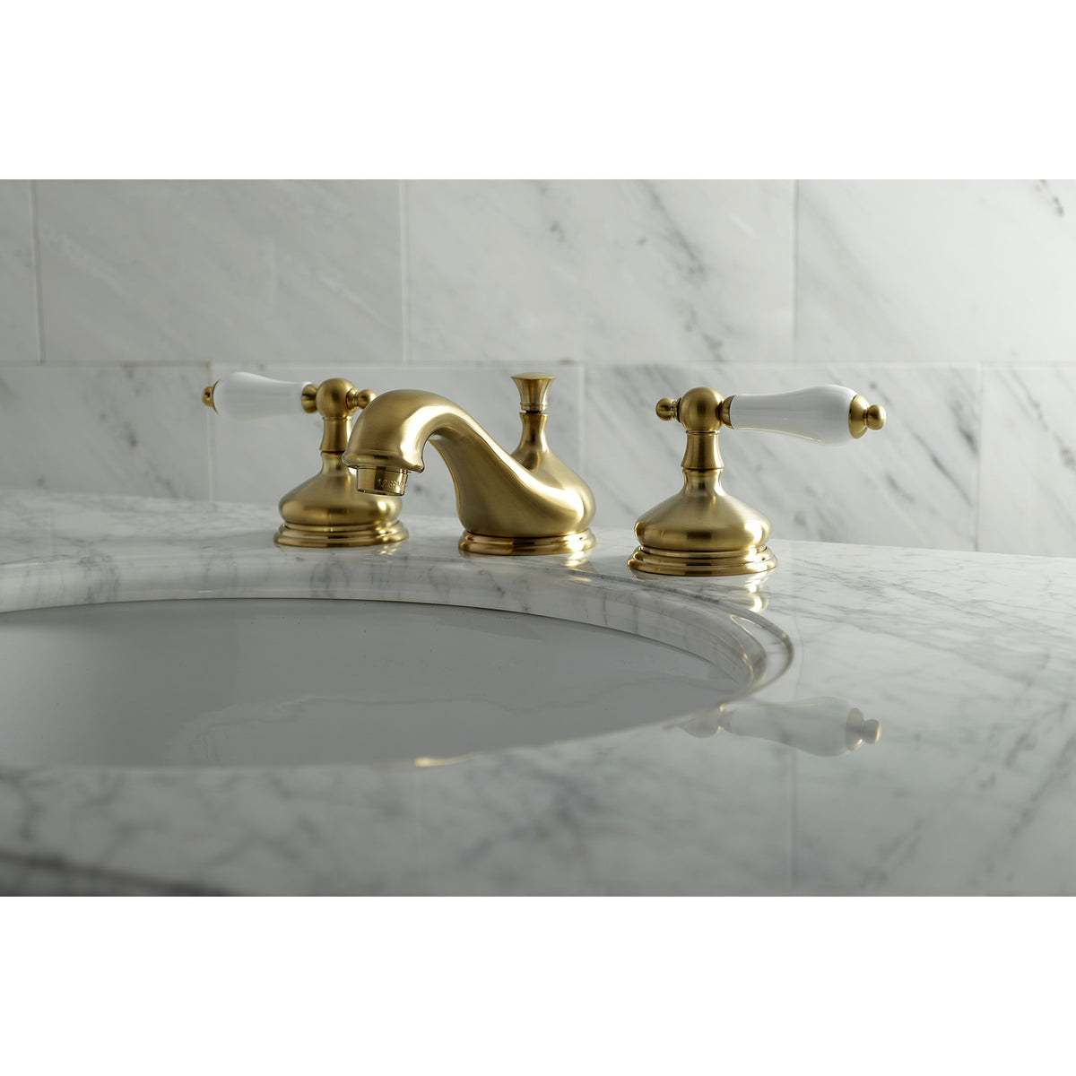 Kingston Brass KS1162PL 8 in. Widespread Bathroom Faucet