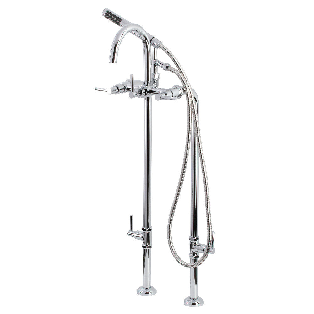 Vintage CCK8108DL Concord Freestanding Tub Faucet with Supply Line, Stop Valve