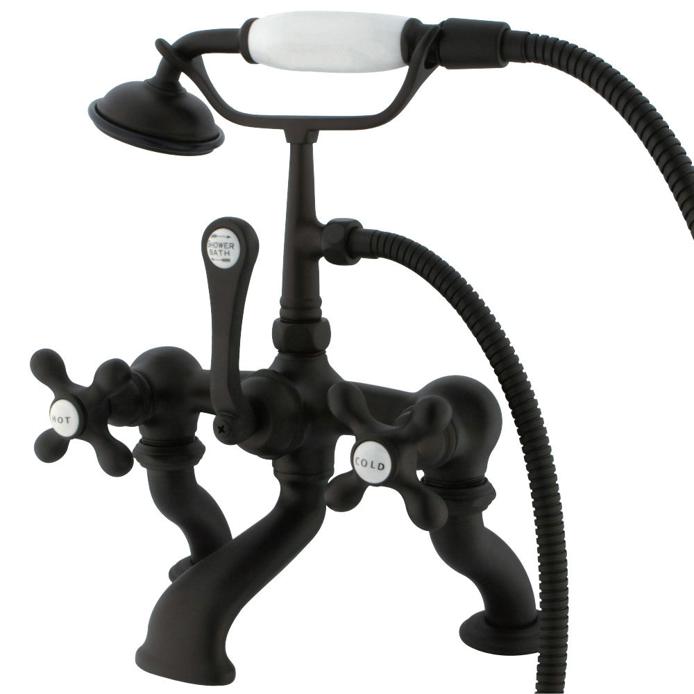 Vintage 7-Inch Deck Mount Tub Faucet with Hand Shower