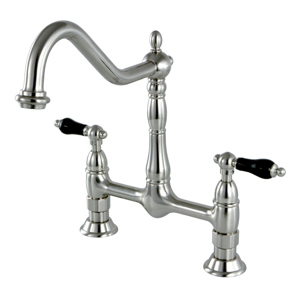 Kingston Brass KS1171PKL Duchess Bridge Kitchen Faucet