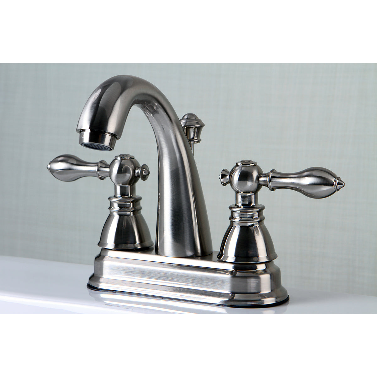 Fauceture FSY561ACLAC American Classic 4 in. Centerset Bathroom Faucet with Plastic Pop-Up