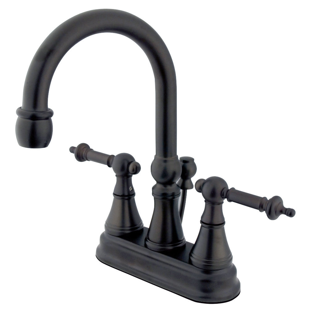 Kingston Brass KS2615TL Templeton 4 in. Centerset Bathroom Faucet