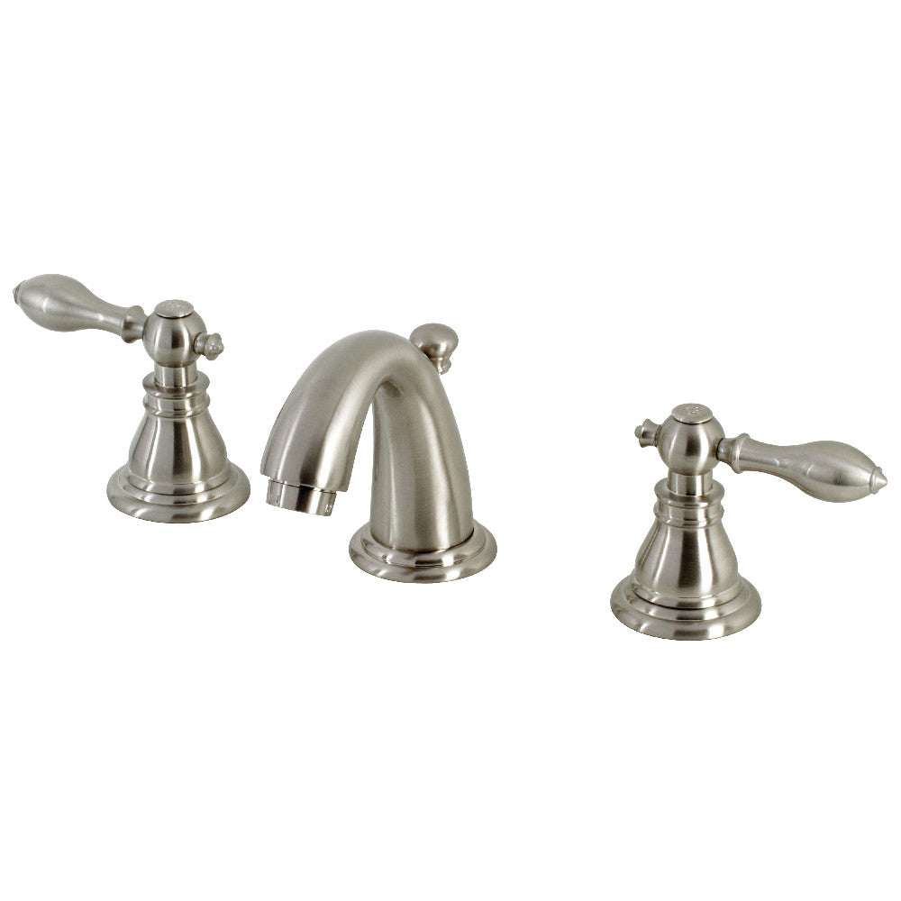 Kingston Brass KB915ACL American Classic Widespread Bathroom Faucet with Retail Pop-Up