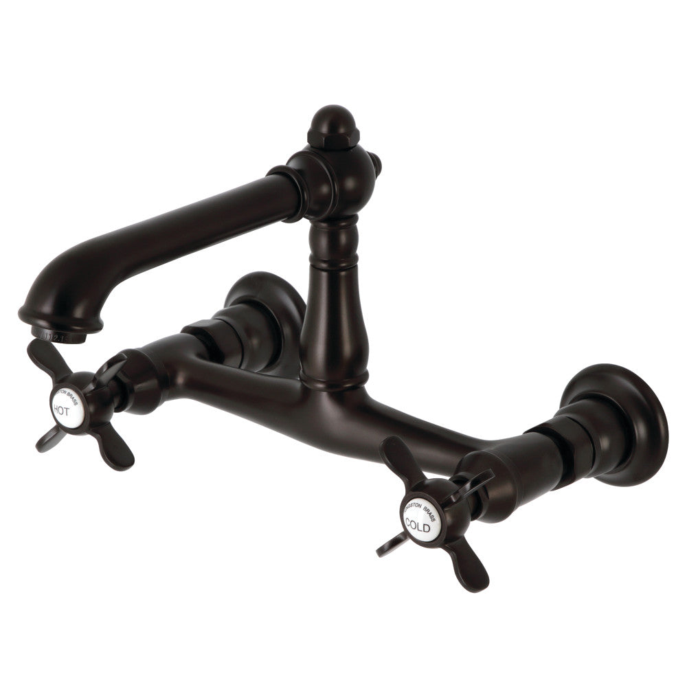 Kingston Brass KS7246BEX Essex Wall Mount Bathroom Faucet