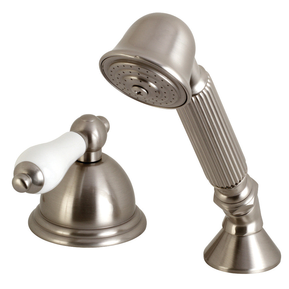 Kingston Brass Deck Mount Hand Shower with Diverter for Roman Tub Faucet