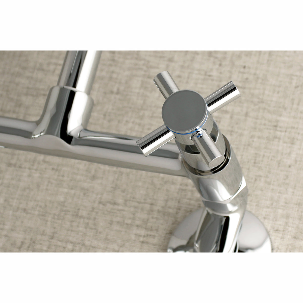 Kingston Brass KS414ORB Concord 8-Inch Adjustable Center Wall Mount Kitchen Faucet