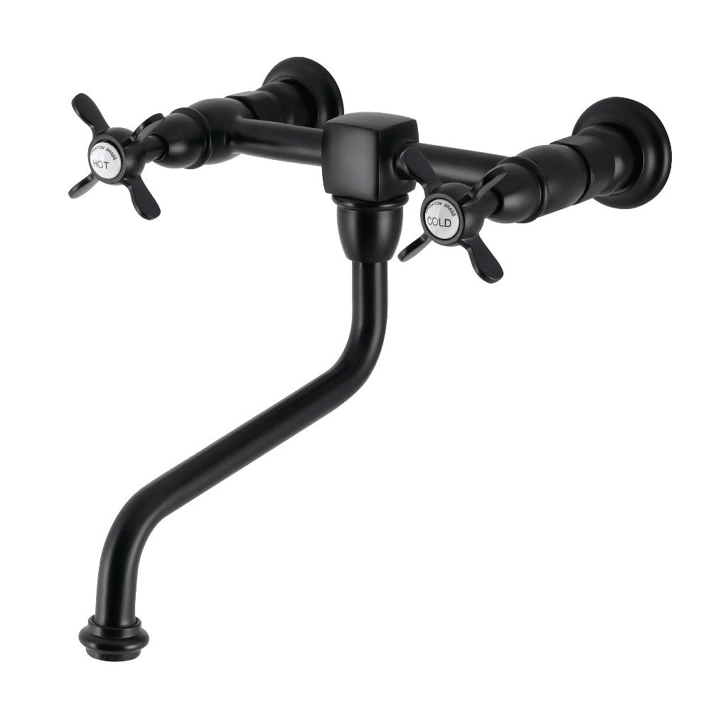 Kingston Brass KS1216BEX Essex Wall Mount Bathroom Faucet
