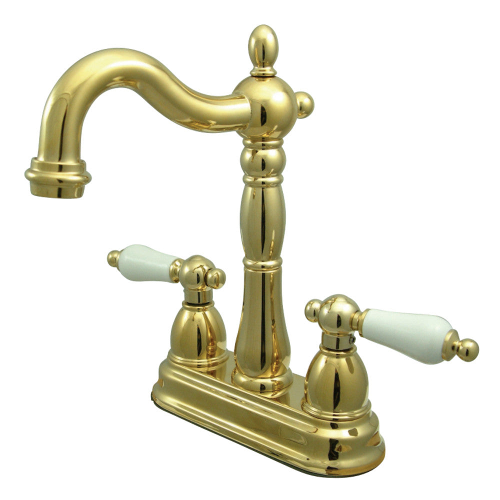 Kingston Brass KB1491PL Heritage Two-Handle Bar Faucet