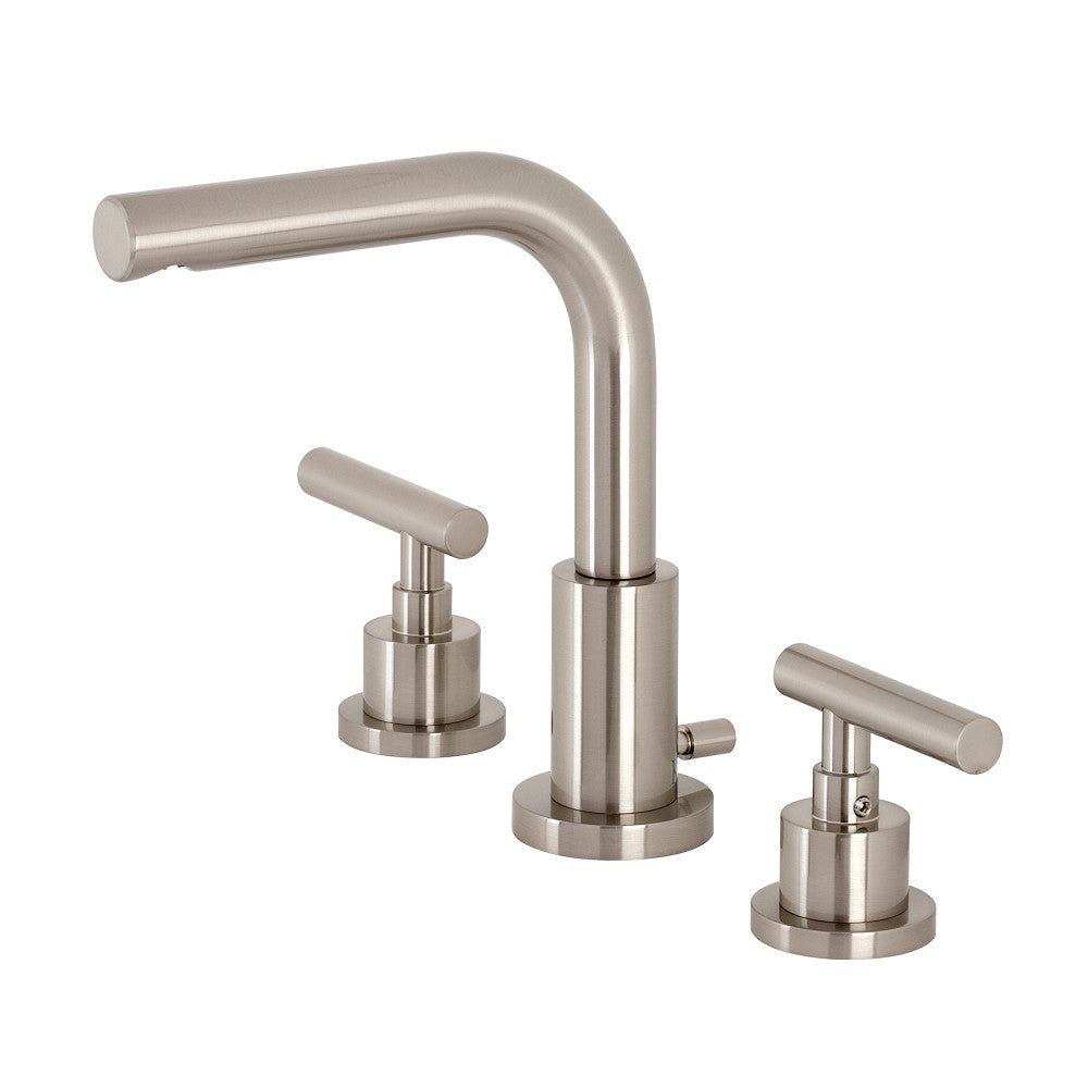 Kingston Brass FSC8955CML Manhattan Widespread Bathroom Faucet with Brass Pop-Up