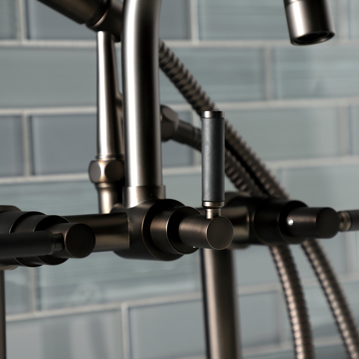 Aqua Vintage Kaiser 7-Inch Deck Mount Clawfoot Tub Faucet