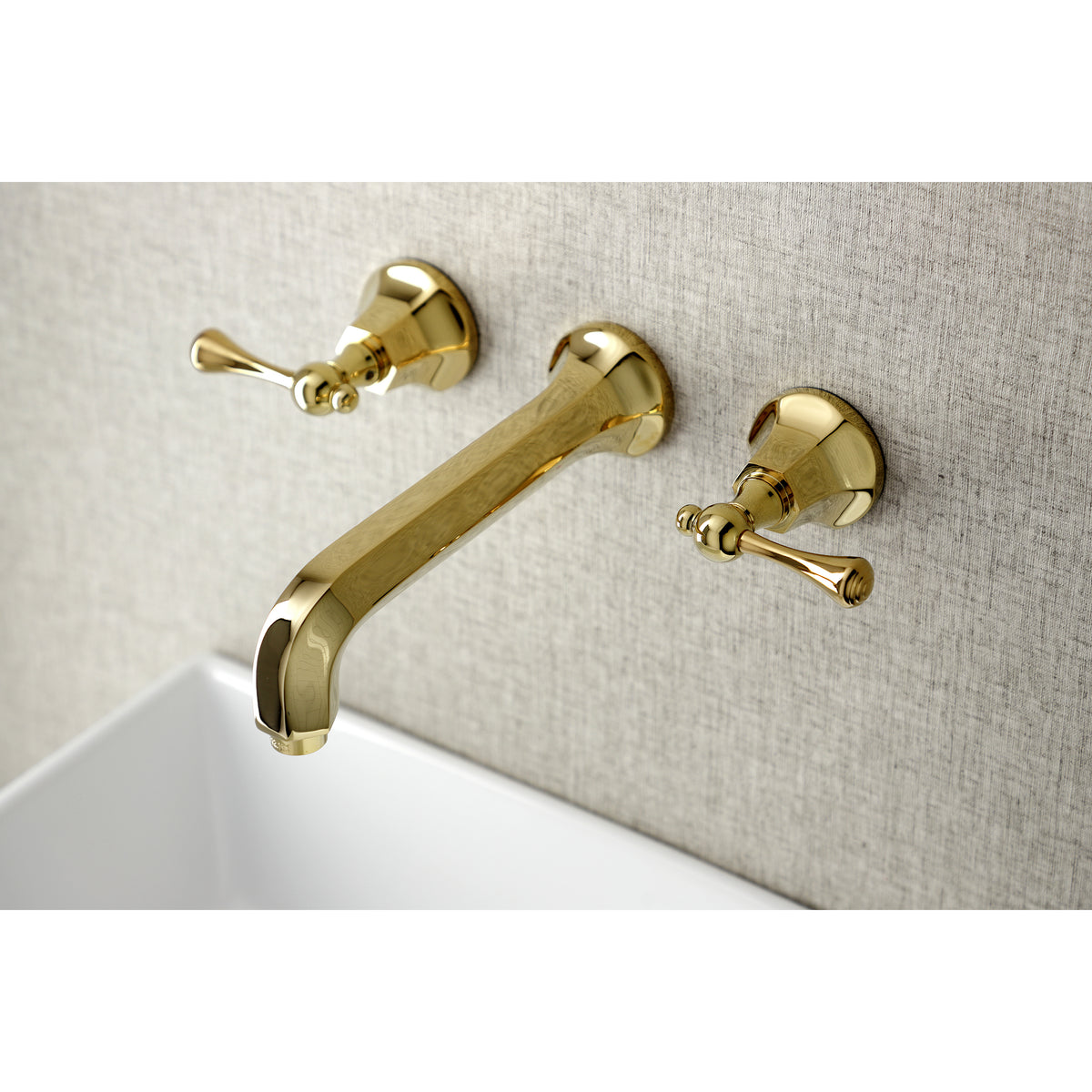 Kingston Brass KS4128BL Wall Mount Bathroom Faucet